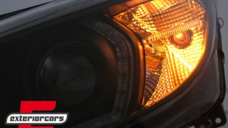 Prednja svjetla Angel Eyes LED DRL Xenon (crna) / BMW serije 3 F30 F31 limuzina karavan (10.2011-05.2015), LPBMM2