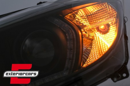 Prednja svjetla Angel Eyes LED DRL Xenon (crna) / BMW serije 3 F30 F31 limuzina karavan (10.2011-05.2015), LPBMM2