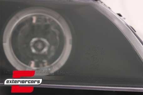 Prednja svjetla Angel Eyes LED žmigavci (crna) / BMW serije 5 E60 E61 (2003-2007), LPBM94