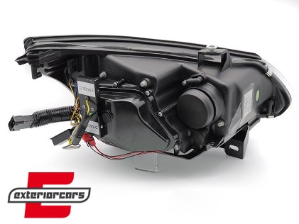 Prednja svjetla Angel Eyes LED žmigavci Xenon (crna) / BMW serije 5 E60 E61 (2005-2007), LPBMP0