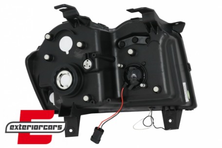 Prednja svjetla Angel Eyes LedBar (crna) / Jeep Grand Cherokee WK (2005-2008), LPCH30