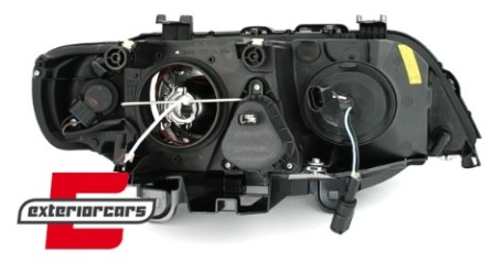 Prednja svjetla Angel Eyes XENON (crna) / BMW X5 E53 (1999-2003), LPBM87