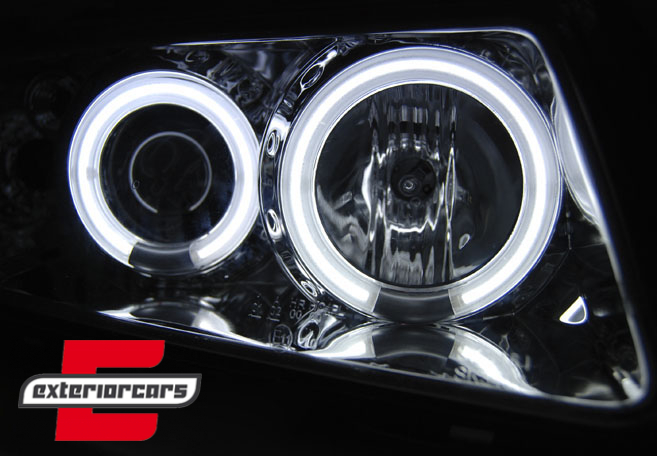 Prednja svjetla CCFL Angel Eyes (chrome) / Audi A3 (1996-2000), LPAUD8