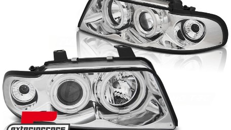 Prednja svjetla CCFL Angel Eyes (chrome) / Audi A4 B5 (1994-12.1998), LPAUD6