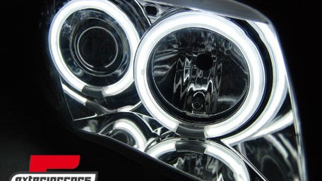 Prednja svjetla CCFL Angel Eyes (chrome) / BMW serije 1 E87 E81 E82 E88 (2004-2011), LPBMM5