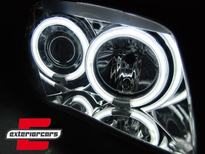 Prednja svjetla CCFL Angel Eyes (chrome) / BMW serije 1 E87 E81 E82 E88 (2004-2011), LPBMM5