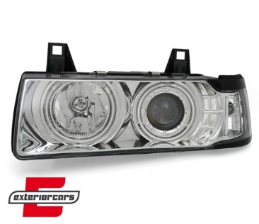 Prednja svjetla CCFL Angel Eyes (chrome) / BMW serije 3 E36 Coupe Cabrio (1990-08.1999), LPBM69