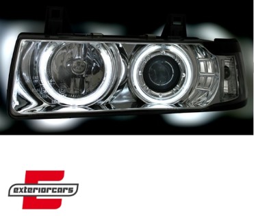 Prednja svjetla CCFL Angel Eyes (chrome) / BMW serije 3 E36 Coupe Cabrio (1990-08.1999), LPBM69