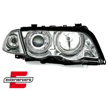 Prednja svjetla CCFL Angel Eyes (chrome) / BMW serije 3 E46 limuzina karavan (05.1998-08.2001), LPBM65