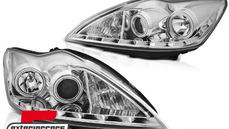 Prednja svjetla CCFL Angel Eyes (chrome) / Ford Focus (02.2008-2010), LPFO82
