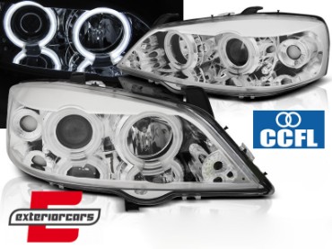 Prednja svjetla CCFL Angel Eyes (chrome) / Opel Astra G (1997-2004), LPOPA4