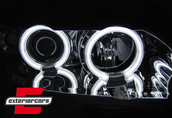 Prednja svjetla CCFL Angel Eyes (chrome) / Opel Astra G (1997-2004), LPOPA4