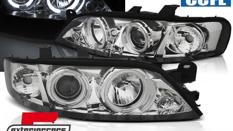 Prednja svjetla CCFL Angel Eyes (chrome) / Opel Vectra B (1999-2002), LPOPA6