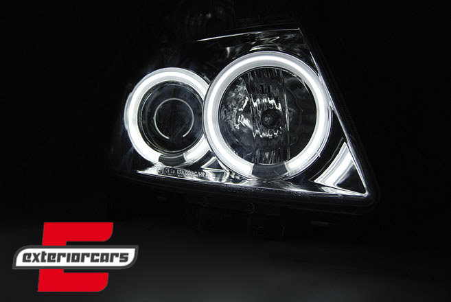 Prednja svjetla CCFL Angel Eyes (chrome) / Suzuki Swift (05.2005-2010), LPSI05