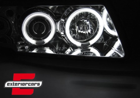 Prednja svjetla CCFL Angel Eyes (chrome) / Volkswagen Passat B5 3B (11.1996-08.2000), LPVWN9