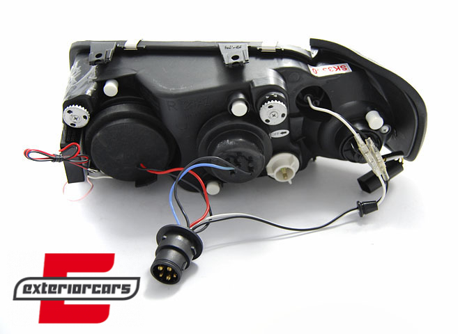 Prednja svjetla CCFL Angel Eyes (crna) / Audi A3 (1996-2000), LPAUD9