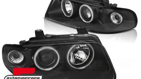 Prednja svjetla CCFL Angel Eyes (crna) / Audi A4 B5 (1994-12.1998), LPAUD7