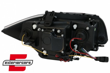 Prednja svjetla CCFL Angel Eyes (crna) / BMW serije 1 E87 E81 E82 E88 (2004-2011), LPBMM6