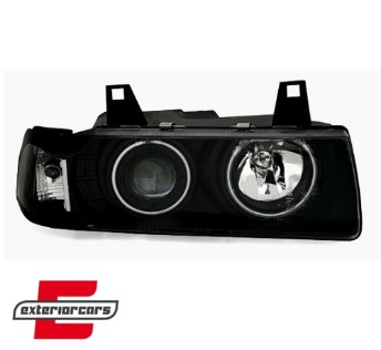 Prednja svjetla CCFL Angel Eyes (crna) / BMW serije 3 E36 Coupe Cabrio (1990-08.1999), LPBM70