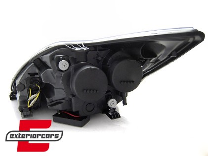 Prednja svjetla CCFL Angel Eyes (crna) / Ford Focus (02.2008-2010), LPFO83