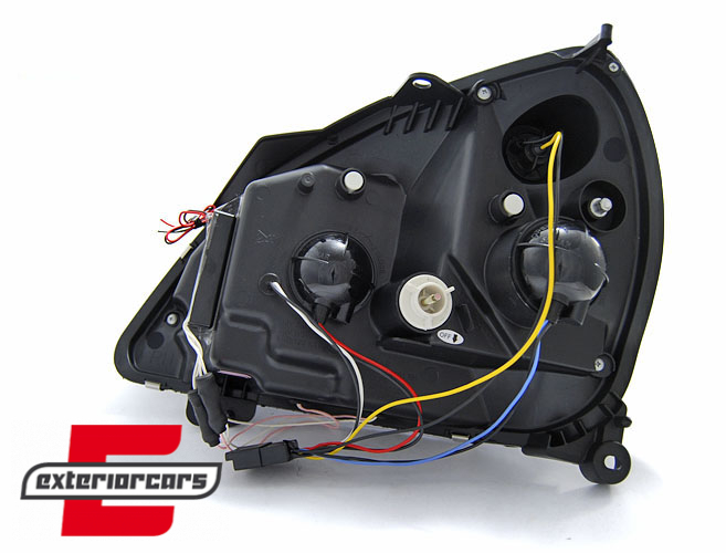 Prednja svjetla CCFL Angel Eyes (crna) / Renault Clio II (2001-2005), LPRE34