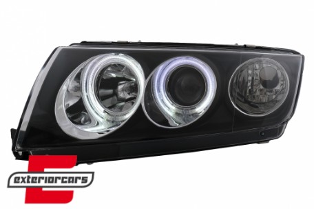 Prednja svjetla CCFL Angel Eyes (crna) / Škoda Fabia (1999-2008), LPSK03