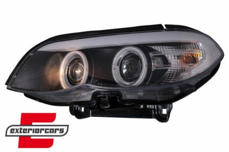 Prednja svjetla CCFL Angel Eyes Xenon (crna) / BMW X5 E53 LCI (2003-2006), LPBMD1
