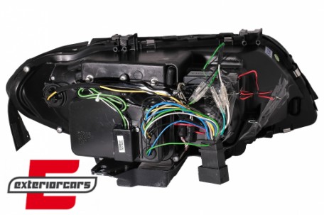 Prednja svjetla CCFL Angel Eyes Xenon (crna) / BMW X5 E53 LCI (2003-2006), LPBMD1