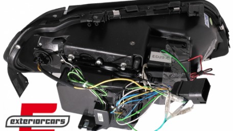 Prednja svjetla CCFL Angel Eyes Xenon (crna) / BMW X5 E53 LCI (2003-2006), LPBMD1
