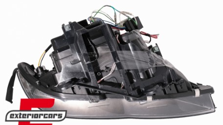 Prednja svjetla CCFL Angel Eyes Xenon (crna) / BMW X5 E53 LCI (2003-2006), LPBMD1