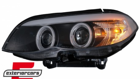 Prednja svjetla CCFL Angel Eyes Xenon (crna) / BMW X5 E53 LCI (2003-2006), LPBMD1