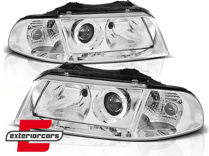 Prednja svjetla (chrome) / Audi A4 B5 Facelift (01.1999-11.2000), LPAU04