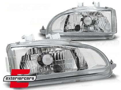Prednja svjetla (chrome) / Honda Civic hatchback (1991-1995), LPHO14