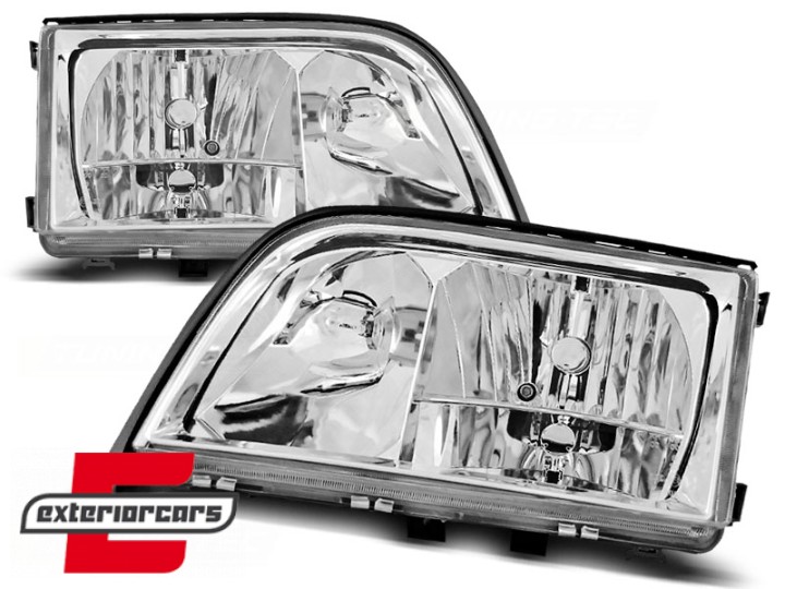 Prednja svjetla (chrome) / Mercedes S klasa W140 (1991-1998), LPME19