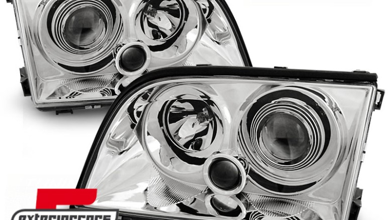 Prednja svjetla (chrome) / Mercedes S klasa W140 (1991-1998), LPME43