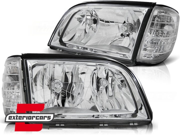 Prednja svjetla (chrome) / Mercedes S klasa W140 (1991-1998), LPME73