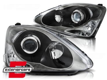 Prednja svjetla (crna) / Honda Civic (2001-2005) hatchback, LPHO32