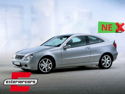 Prednja svjetla (crna) / Mercedes C-klasa W203 limuzina S203 karavan (2000-03.2004), LPME17