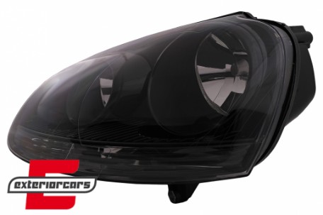Prednja svjetla (crna) / Volkswagen Golf 5 | Jetta (2003-2010), LPVW45