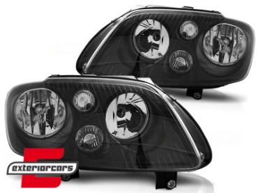 Prednja svjetla (crna) / VW Caddy (2003-2010) Touran I (2003-2006), LPVW66
