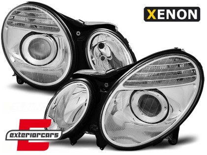 Prednja svjetla Facelift look Xenon (chrome) / Mercedes E-klasa W211 S211 (2002-04.2006), LPME56