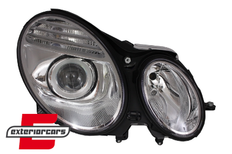 Prednja svjetla Facelift Xenon look (chrome) / Mercedes E-klasa W211 S211 (2002-04.2006), LPME55