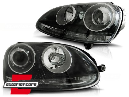 Prednja svjetla GTI look (crna) / VW GOLF 5 (2003-2008) / JETTA (2005-2010), LPVW19
