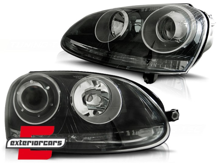 Prednja svjetla GTI look (crna) / VW GOLF 5 (2003-2008) / JETTA (2005-2010), LPVW19