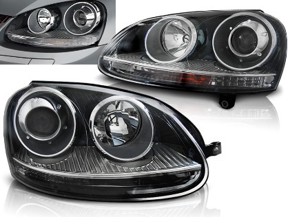 Prednja svjetla GTI look (crna) / VW GOLF 5 (2003-2008) JETTA (2005-2010), LPVW20