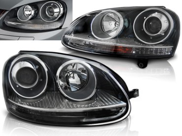 Prednja svjetla GTI look (crna) / VW GOLF 5 (2003-2008) JETTA (2005-2010), LPVW20