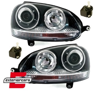 Prednja svjetla GTI look (crna) / VW GOLF 5 (2003-2008) JETTA (2005-2010), LPVW20
