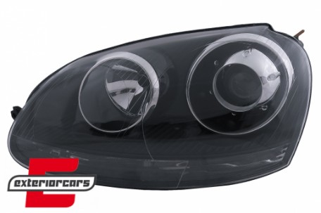 Prednja svjetla GTI R32 Xenon look (crna) / VW Golf 5 V Mk5 (2003-2007), LPVWZ4