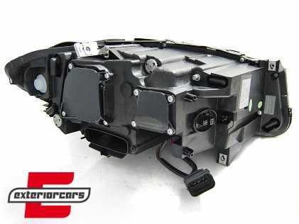 Prednja svjetla LED 3D Angel Eyes SEQ žmigavci Xenon (chrome) / BMW serije 5 F10 F11 (2011-2013), LPBMM3