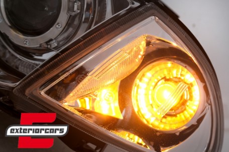 Prednja svjetla LED Angel Eyes (chrome) / BMW serije 3 E46 limuzina karavan (05.1998-08.2001), LPBMG0